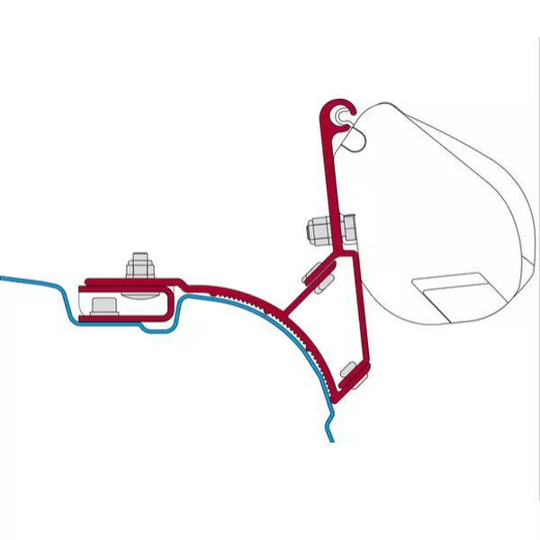 Fiamma Kit VW T5 Multivan/Transporter (ohne Aluschiene) 4 Fiamma Kit VW T5 Multivan/Transporter (ohne Aluschiene) – Bild 2