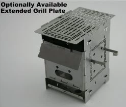 Firebox 5" Ti G2 Folding Firebox Stove -Wildnis Ausstattung 2G 5 3