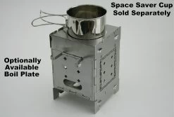 Firebox 5" Ti G2 Folding Firebox Stove -Wildnis Ausstattung 2G 5 4