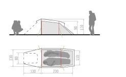 Vaude Arco 2P 5 Vaude Arco 2P -Wildnis Ausstattung Arco innenzelt