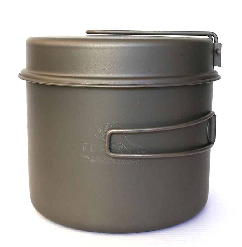 Toaks Titanium 1600ml Pot With Pan 3 Toaks Titanium 1600ml Pot With Pan