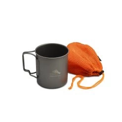Toaks Titanium 450ml Cup Mit Deckel -Wildnis Ausstattung CUP450Bag