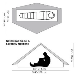 Six Moon Designs Gatewood Cape 9 Six Moon Designs Gatewood Cape -Wildnis Ausstattung Cape Layout 800x