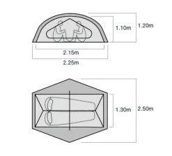 Exped Lyra II -Wildnis Ausstattung Lyra II grund