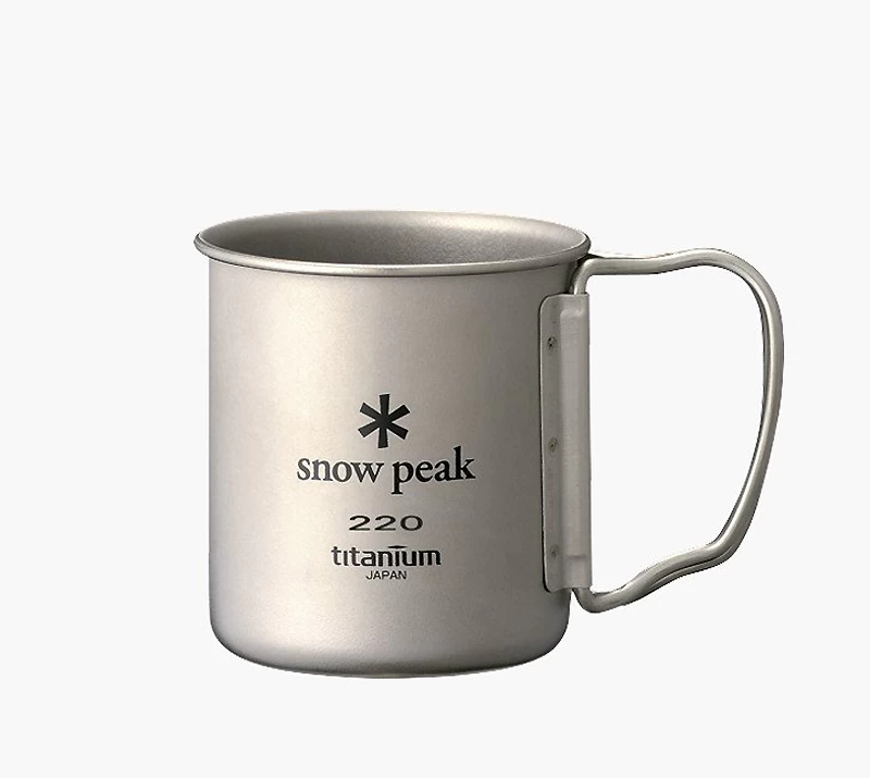 Snowpeak Titanium Double 220 Mug 3 Snowpeak Titanium Double 220 Mug
