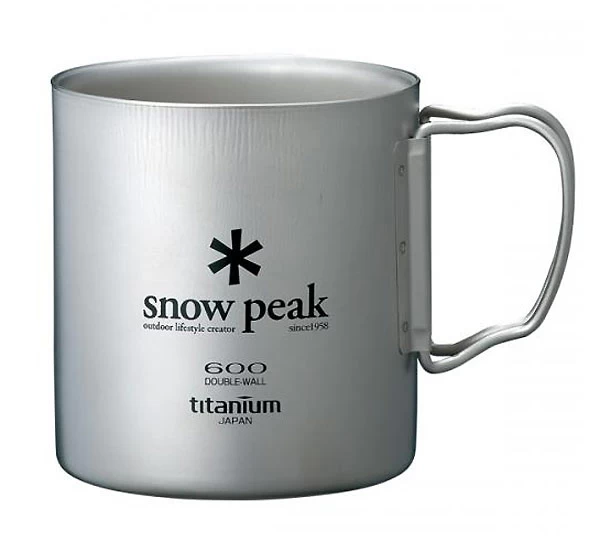 Snowpeak Titanium Double 600 Mug 3 Snowpeak Titanium Double 600 Mug