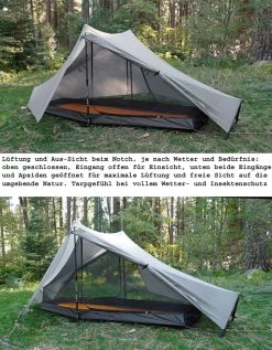 Tarptent Notch -Wildnis Ausstattung Notch Luftung