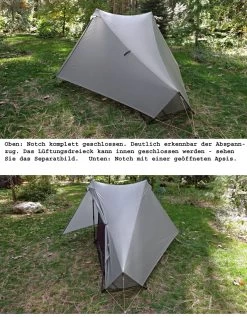 Tarptent Notch -Wildnis Ausstattung Notch seitlich