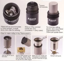 SOTO Thermostack Cook Set Combo 9 SOTO Thermostack Cook Set Combo -Wildnis Ausstattung OD TSK C Det