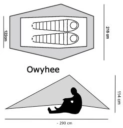Six Moon Designs OWYHEE TARP Tent -Wildnis Ausstattung Owyhee Grund