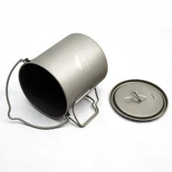 Toaks Titanium 750 Ml Pot With Bail Handle / Bügelhenkel -Wildnis Ausstattung POT750BH03