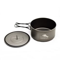 Toaks Titanium 900 Ml Pot D130 -Wildnis Ausstattung POT9004