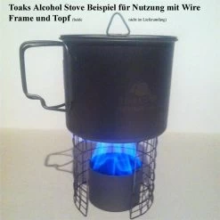 Toaks Titanium Siphon Alcohol Stove -Wildnis Ausstattung STOVE06 3