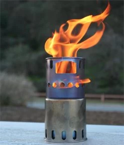 Toaks Titanium -Backpacking Wood Burning Stove Small 10 Toaks Titanium -Backpacking Wood Burning Stove Small -Wildnis Ausstattung STV1110