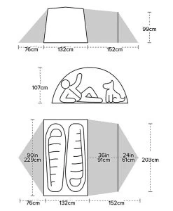 Big Agnes Blacktail 2 Hotel Bikepack -Wildnis Ausstattung blacktail2hotelbiekpack gru