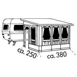Vorzelt Brand Forum -Wildnis Ausstattung brand forum caravan vorzelt groesse 06 linkseinzug 1000 6 2003