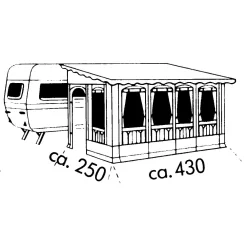 Vorzelt Brand Forum -Wildnis Ausstattung brand forum teileinzug vorzelt groesse 10 linkseinzug 1000 8 2003