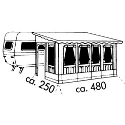 Vorzelt Brand Forum -Wildnis Ausstattung brand forum wohnwagenvorzelt groesse 13 linkseinzug 1000 10 2003