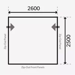 Aufblasbares Vorzelt Dometic Rally Air All-Season 260 S 15 Aufblasbares Vorzelt Dometic Rally Air All-Season 260 S -Wildnis Ausstattung dometic rally air 260 s wohnwagen wohnmobilvorzelt grundflaeche masse 1000 6 21807