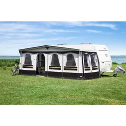 Vorzelt DWT Atelier Chalet Mit Rundumdach 13 Vorzelt DWT Atelier Chalet Mit Rundumdach -Wildnis Ausstattung dwt atelier chalet chili vordach luxus wohnwagenvorzelt 5 3731