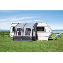 Aufblasbares Vorzelt DWT Speed Air, Grösse 4 High -Wildnis Ausstattung dwt aufblasbares wohnmobil vorzelt speed air high vorzelt wohnwagen 2 2 16176