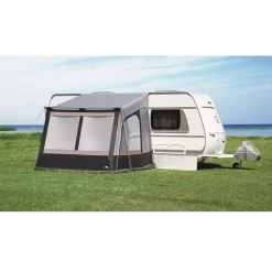 Vorzelt DWT Fortuna II -Wildnis Ausstattung dwt teilvorzelt fortuna 2 wohnwagenvorzelt mit geschlossenen fensterklappen 1000 2 14517