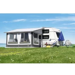 Caravan-Vorzelt DWT Juwel III - Mittigeinzug -Wildnis Ausstattung dwt teilvorzelt vorzelt juwel III juwel 3 wohnwagenvorzelt 3 2 15364