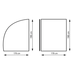 Eurotrail Bike Shelter XL Für Wohnmobile / Wohnwägen -Wildnis Ausstattung eurotrail bike shelter xl fahrzeugschutz abdeckplane lagerzelt masse 1000 2 19633