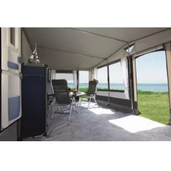 Wohnwagen-Vorzelt DWT Tango 240 -Wildnis Ausstattung familienvorzelt dwt tango 240 grosses wohnwagenvorzelt volleingezogen innenraum 1000 8 15350