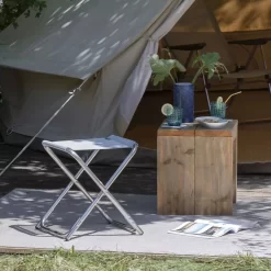 Campinghocker Lafuma Hocker Alu PL, Ciel -Wildnis Ausstattung lafuma campinghocker alu pl batyline iso ciel natura klapphocker schemel 1000 2 23911