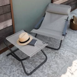 Liegestuhl Lafuma Transabed, Black -Wildnis Ausstattung lafuma liegestuhl transabed camping klappstuhl 1000 2 22305