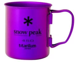 Snowpeak Single Cup 450 Titan Elox 7 Snowpeak Single Cup 450 Titan Elox -Wildnis Ausstattung mg 043purple