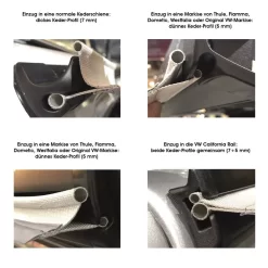 Buszelt-Kederadapter Outwell Befestigung-Adapter-Set Mit Doppelkeder 7-7+5 Mm -Wildnis Ausstattung outwell befestigung adapter set mit doppelkeder 7 7 5 mm 1000 2 20116