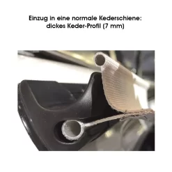 Buszelt-Kederadapter Outwell Befestigung-Adapter-Set Mit Doppelkeder 7-7+5 Mm -Wildnis Ausstattung outwell einzug in eine normale kederschiene dickes keder profil 7 mm 1000 4 20116