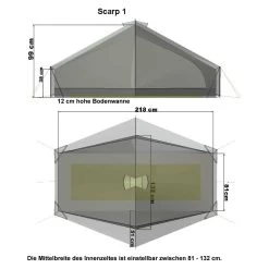 Tarptent Scarp 1 Mit Solid Inner Tent 7 Tarptent Scarp 1 Mit Solid Inner Tent -Wildnis Ausstattung scarp1c 20grund
