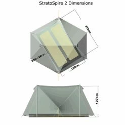 Tarptent StratoSpire 2 ´20 -Wildnis Ausstattung ss2 dimensions