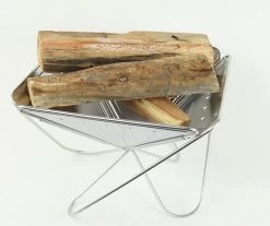 Snowpeak Pack & Carry Fireplace -Feuerschale (L) -Wildnis Ausstattung st032 holz