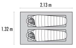MSR Thru-Hiker Mesh House -Wildnis Ausstattung thrmesh grund