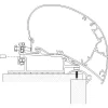 Thule Dachadapter Für Omnistor 6200 / 6300 / 9200 Markisen -Wildnis Ausstattung thule markisen universaladapter rooftop omnistor 6200 6300 9200 dachmontage wohnwagen caravan 1000 0 3386