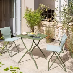 Campingtisch Lafuma Balcony II, Moss -Wildnis Ausstattung tisch terrasse lafuma balcony 2 colorblock moss klappbarer gruener campingtisch balkontisch 1000 9 24937