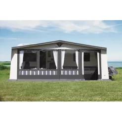 Vorzelt DWT Tango 300 -Wildnis Ausstattung vorzelt dwt tango 300 wohnwagenvorzelt mit eingangstuer rechts 1000 4 15351